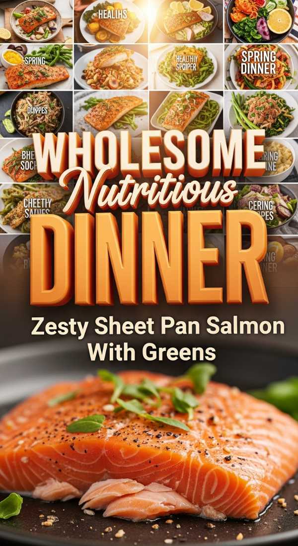 Zesty Sheet Pan Salmon And Greens Dinner 69de7d6d49896