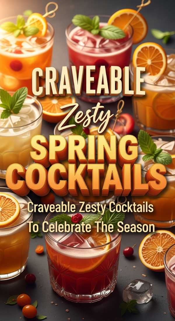 Zesty Spring Cocktails For Your Next Party 69e9bb9cee1c3
