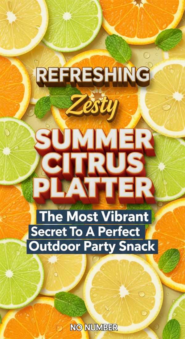 Zesty Summer Citrus Platter