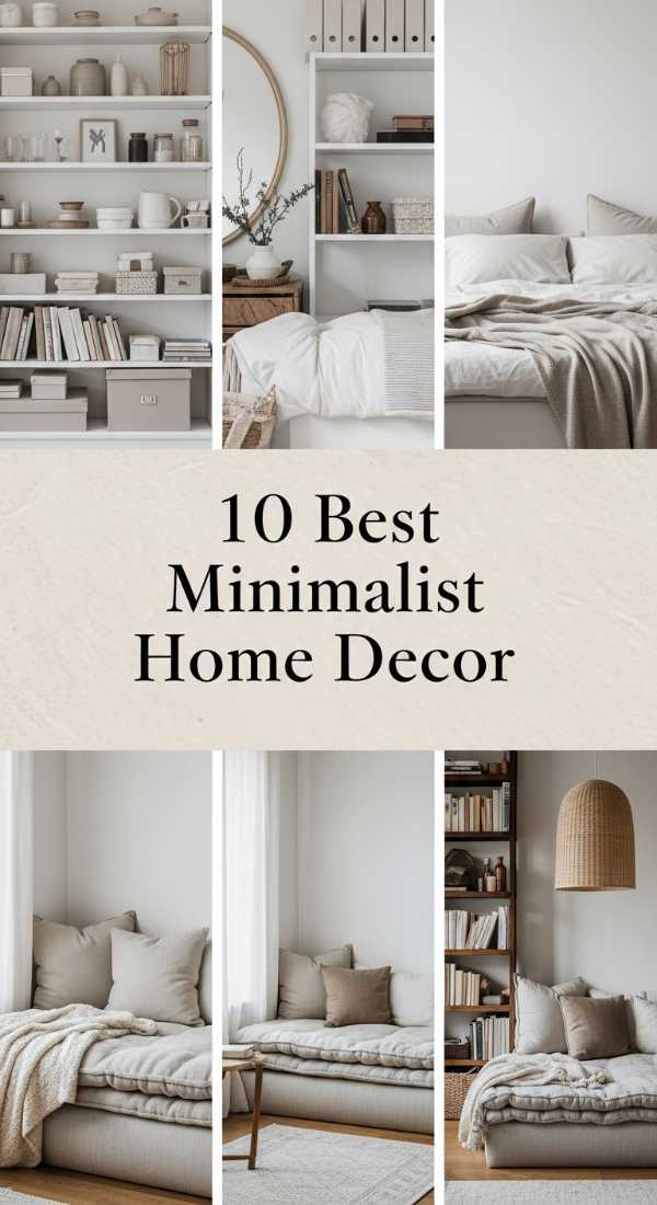 The Art of Cozy Minimalism: How to Create Your Dream Sanctuary 10 Best Minimalist Home Decor 6a1b22762db70