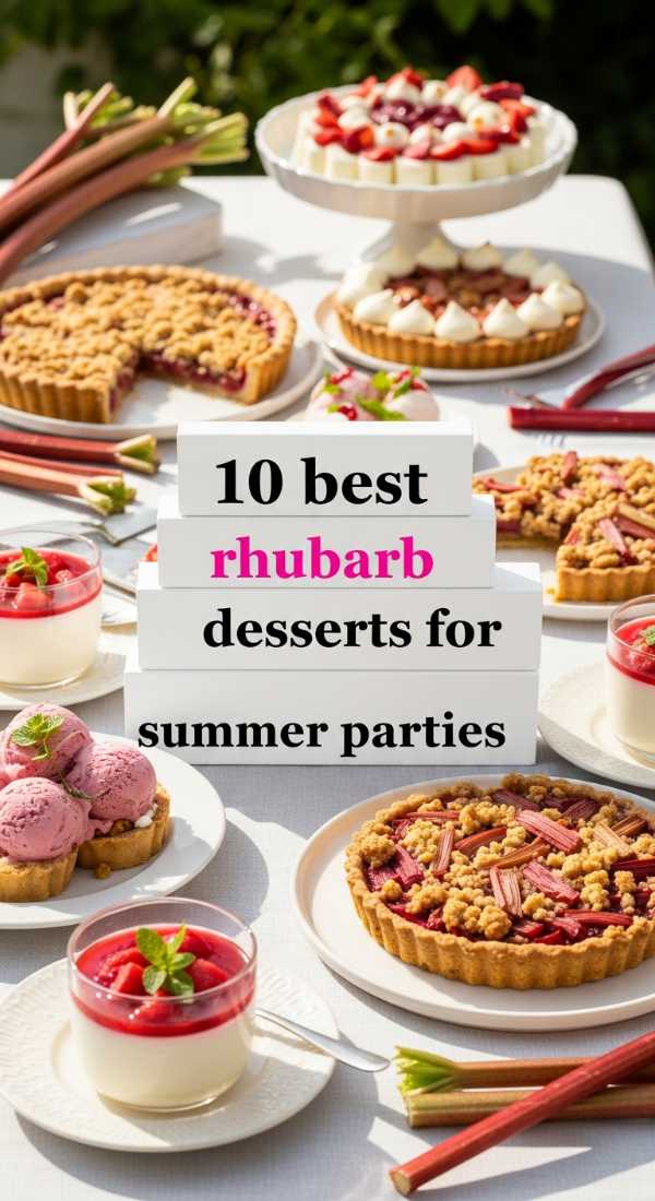 10 Best Rhubarb Desserts For Summer Parties 69fd8cbb5993e