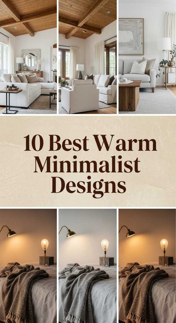 10 Best Warm Minimalist Designs 6a0e9f3deb634