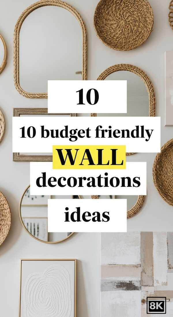 10 Budget Friendly Wall Decorations Ideas 69f621c7989d0