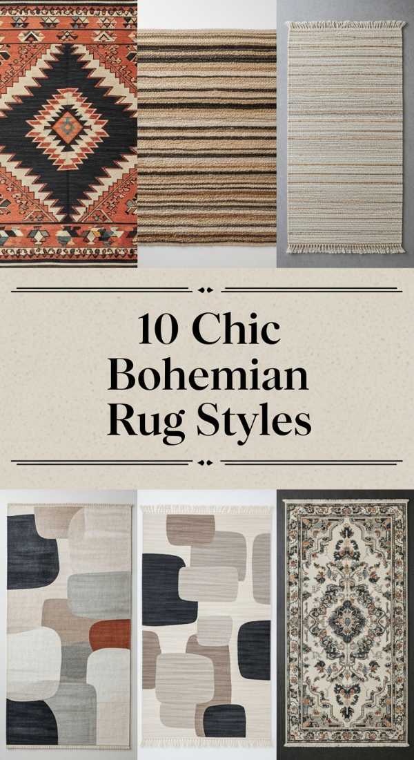 The Ultimate Guide to Modern Organic Boho Interior Design 10 Chic Bohemian Rug Styles 6a0ea7df2d83b
