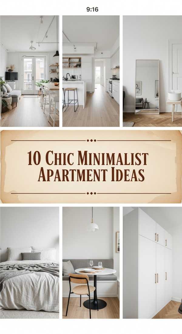 10 Chic Minimalist Apartment Ideas 6a0e9f014cf2b