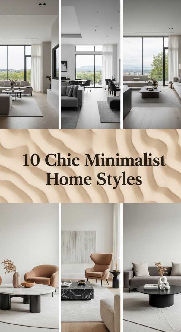 Cozy Minimalism 101: How to Master the Warm Minimalist Aesthetic 10 Chic Minimalist Home Styles 6a0e9f13a8b1c