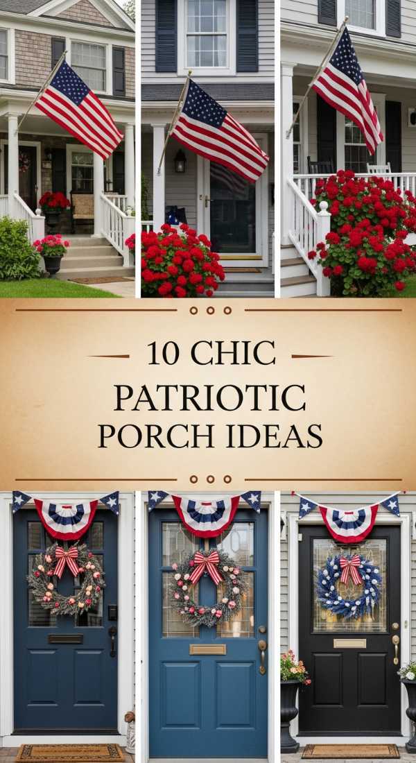 10 Chic Patriotic Porch Ideas 6a04b3aa01c92