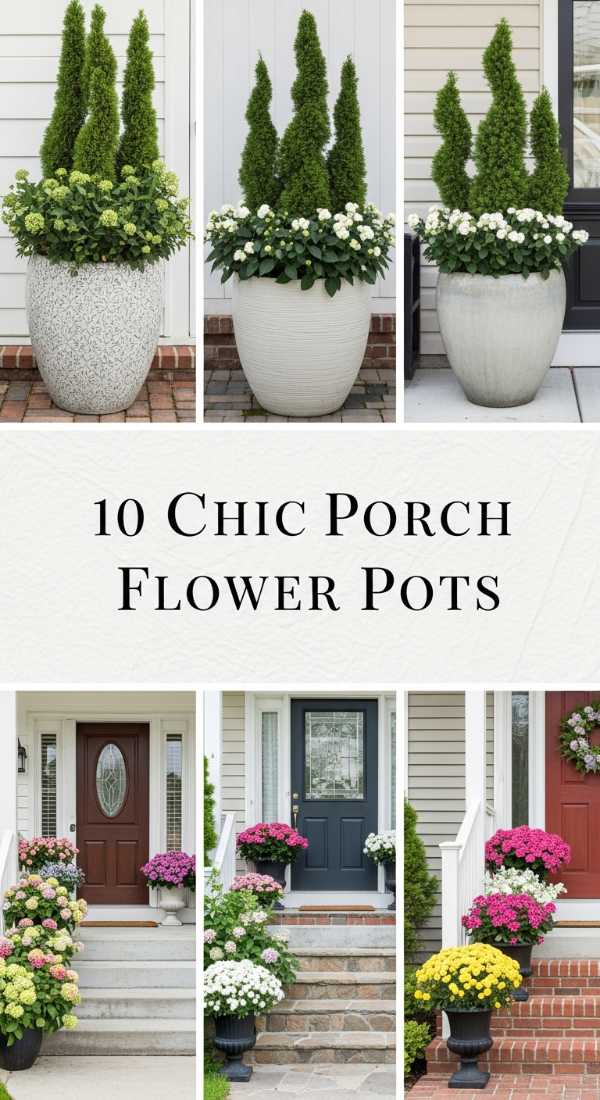 10 Chic Porch Flower Pots 69fb075f2c913