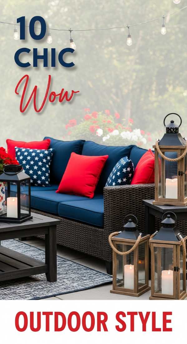 The All-American Celebration: Tips for a Patriotic Home & Party 10 Chic Ways To Style Outdoor Space 6a0db3d538f71