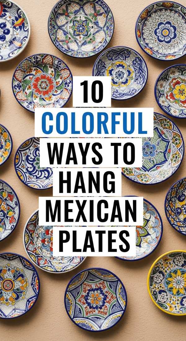 10 Colorful Ways To Hang Mexican Plates 69f4858887666