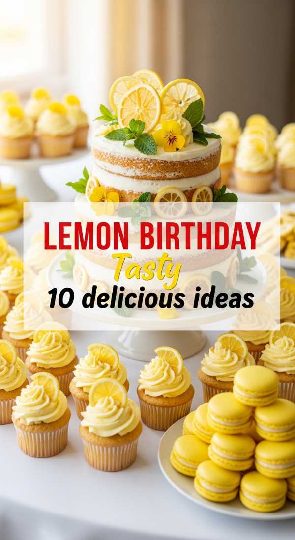 10 Delicious Ideas For Lemon Birthday Treats 6a0213c0b2836