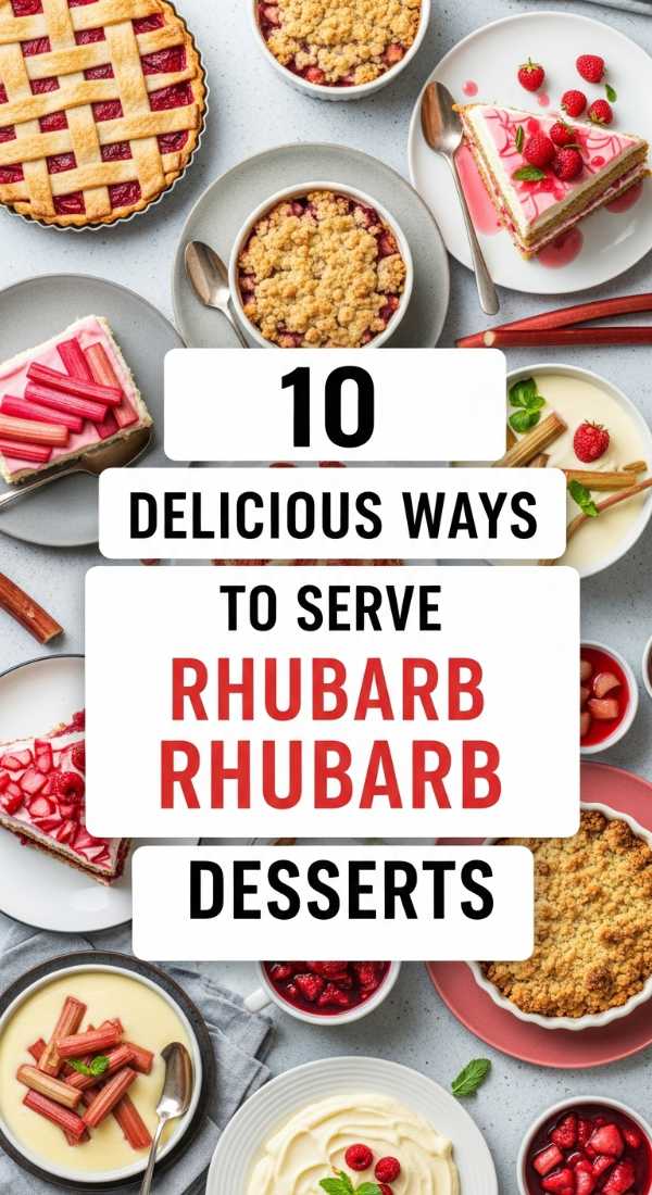 10 Delicious Ways To Serve Rhubarb Desserts 69fc19110263b