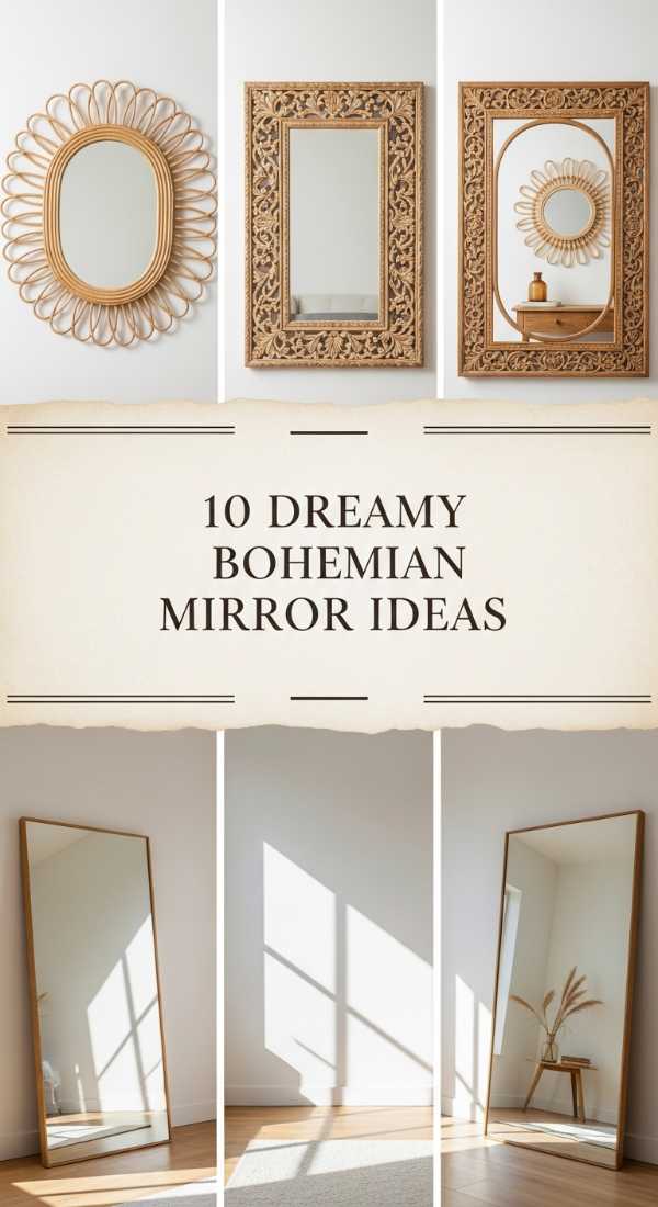 10 Dreamy Bohemian Mirror Ideas 6a0ea312082d6