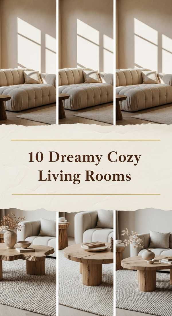 The Art of Cozy Minimalism: How to Create Your Dream Sanctuary 10 Dreamy Cozy Living Rooms 6a1b22741645e