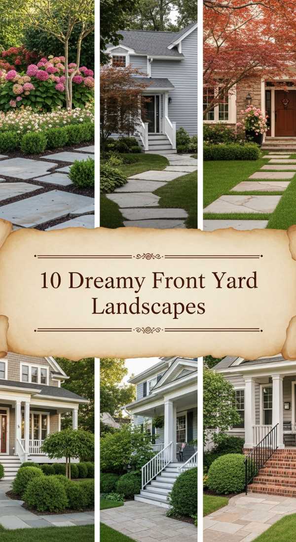 10 Dreamy Front Yard Landscapes 6a1b0c43ac090