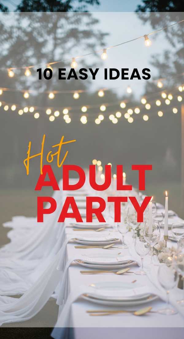 10 Easy Ideas For An Elegant Backyard Party For Adults 69f86c6e58974