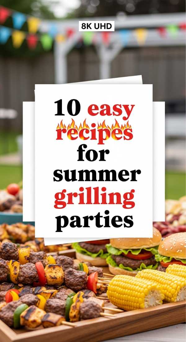 10 Easy Recipes For Summer Grilling Parties 6a109f1d1d9e7