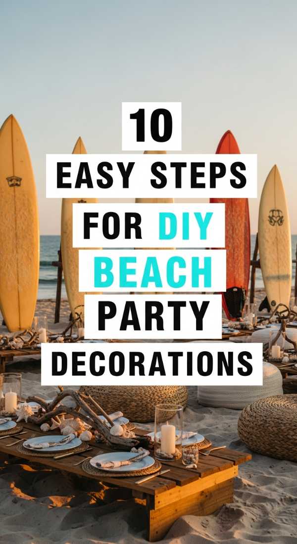 10 Easy Steps For Diy Beach Party Decorations 69f87154849cb