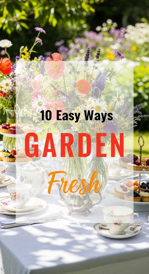 Al Fresco Magic: Unforgettable Ideas for Your Next Outdoor Bash 10 Easy Ways To Arrange Garden Party Flowers 6a0031c9a478c