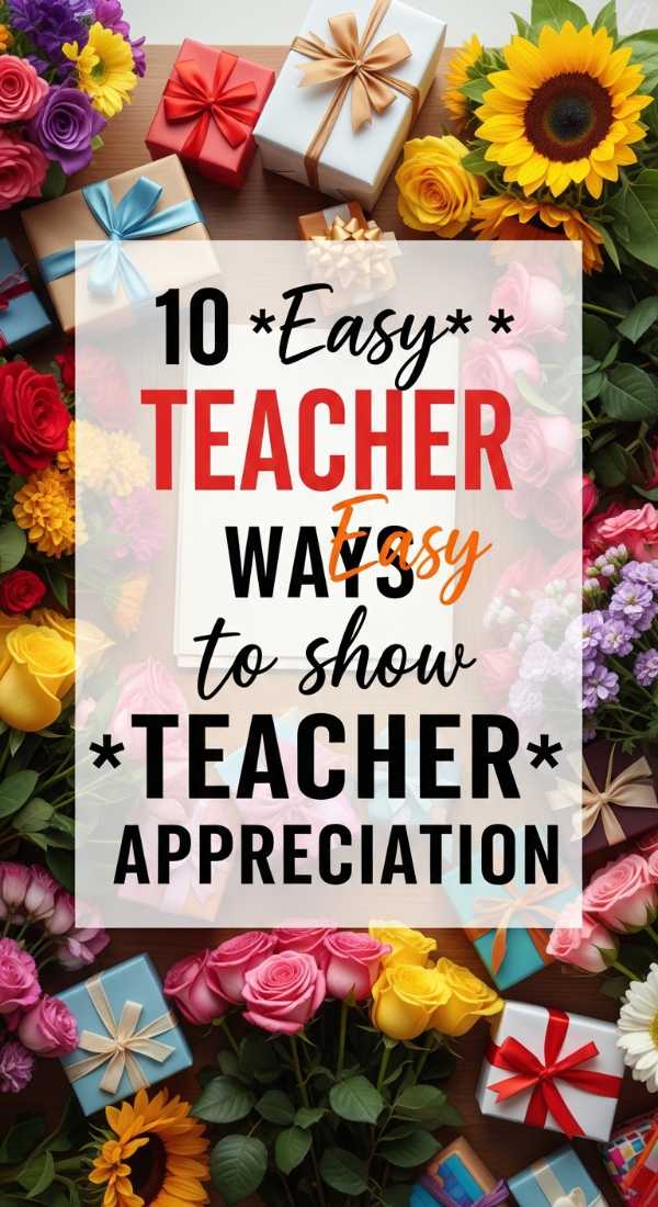 10 Easy Ways To Show Teacher Appreciation 6a0dbfcd13666
