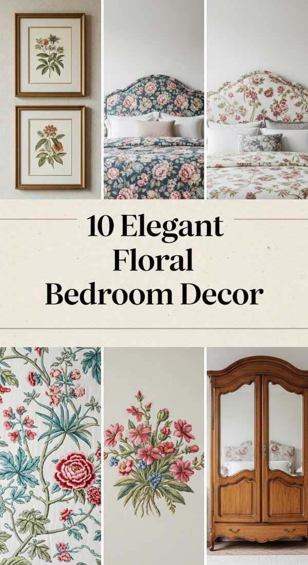 10 Elegant Floral Bedroom Decor 69f48f3b80bd1