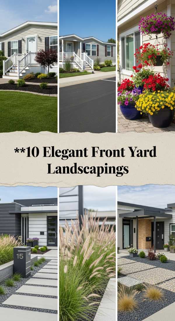 10 Elegant Front Yard Landscapings 6a04c9854e11b