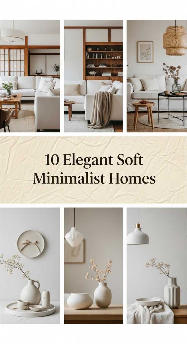 Tiny Home, Big Comfort: Mastering the Cozy Minimalist Look 10 Elegant Soft Minimalist Homes 6a1b22a2c435d