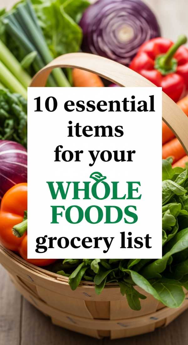 10 Essential Items For Your Whole Foods Grocery List 69f59f798463a