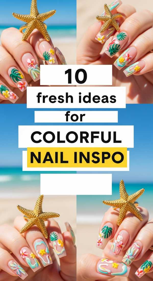 10 Fresh Ideas For Colorful Nail Inspo 6a0f0b850b492