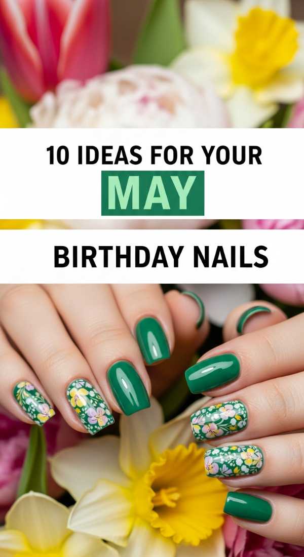 10 Ideas For Your May Birthday Nails 6a059f818cb61