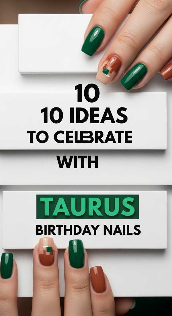 10 Ideas To Celebrate With Taurus Birthday Nails 6a0597c7f3902