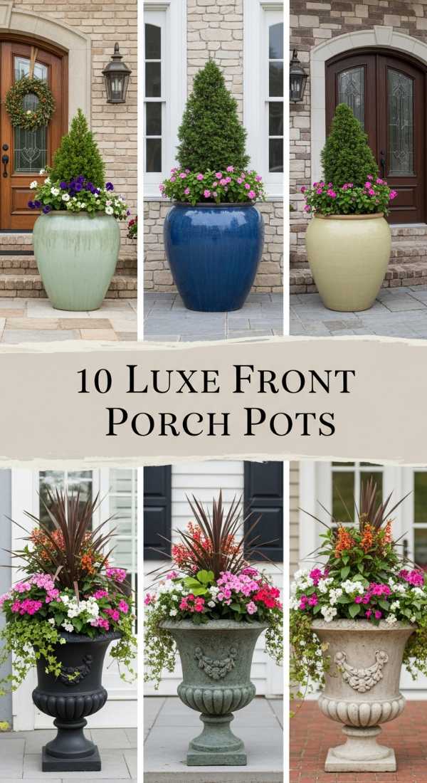 10 Luxe Front Porch Pots 69fb05265bd02