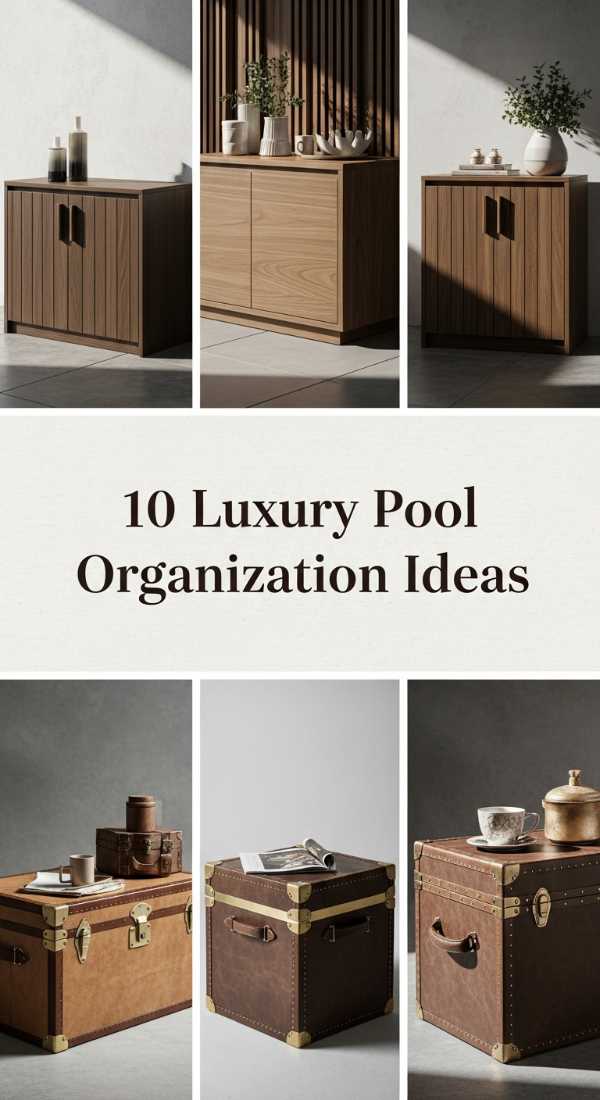 10 Luxury Pool Organization Ideas 69f48f34e1539
