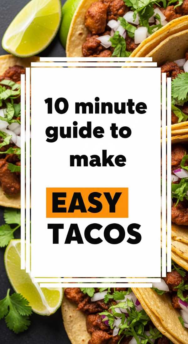 10 Minute Guide To Make Easy Tacos 69f59f86908a6