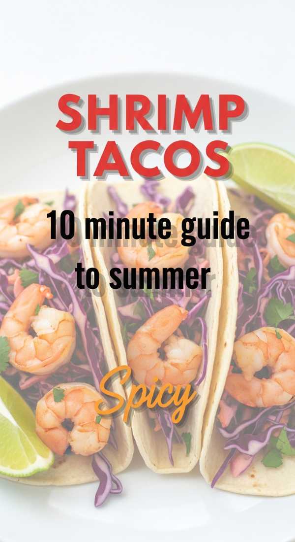 10 Minute Guide To Spicy Summer Shrimp Tacos 6a00251b61b40
