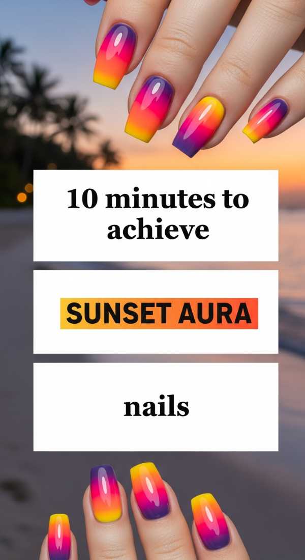 10 Minutes To Achieve Sunset Aura Nails 6a05a5209ce0f