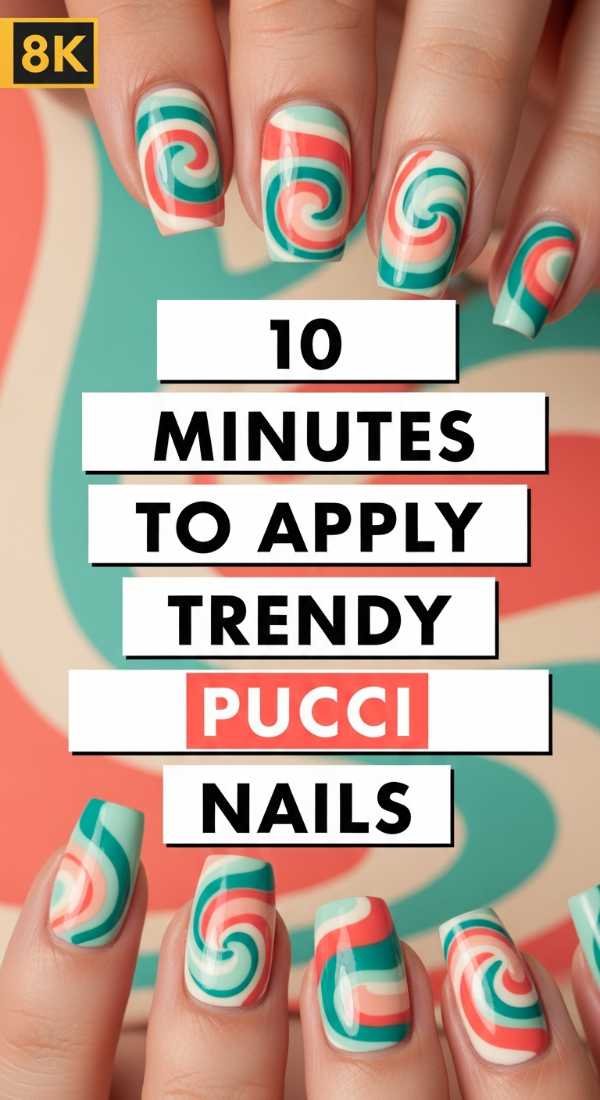The Mani Manifesto: Your 2026 Ultimate Guide to Nail Shapes, Colors, and Care 10 Minutes To Apply Trendy Pucci Nails 6a05a13471805