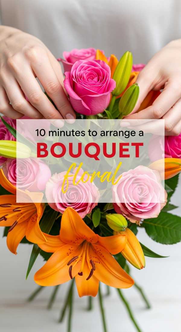 10 Minutes To Arrange A Floral Bouquet 69fc2ae311d8d