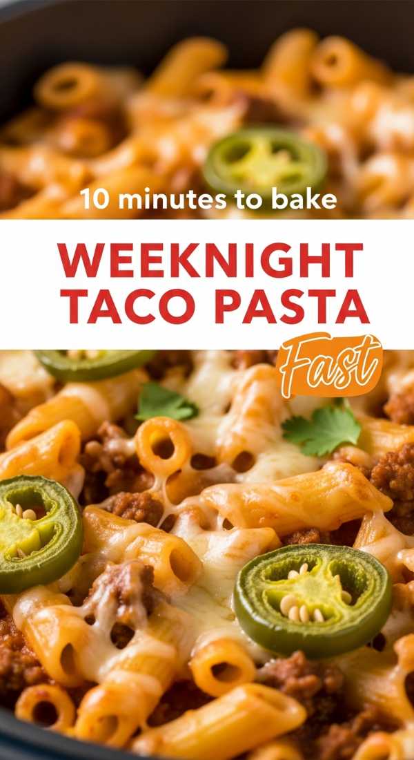 10 Minutes To Bake Quick Taco Pasta 69f71b0ec1d63