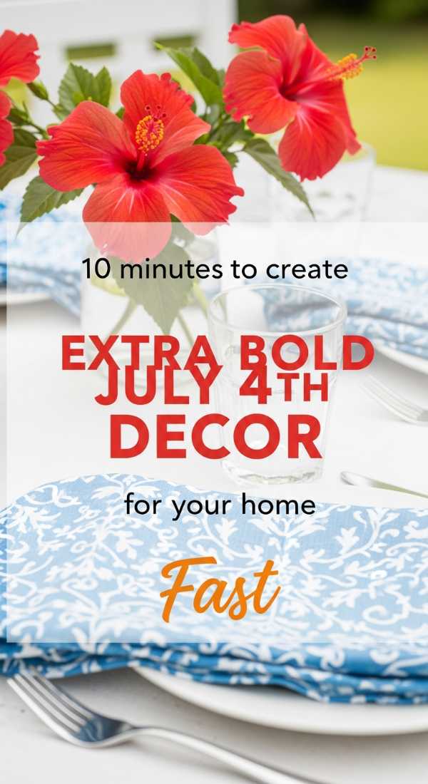 Aloha America: 5 Stunning Tropical Decorations for Your July 4th Bash 10 Minutes To Create July 4th Decor 6a157af8d4260