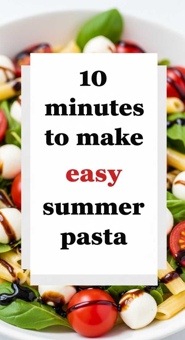 10 Minutes To Make Easy Summer Pasta 6a109553f1eff
