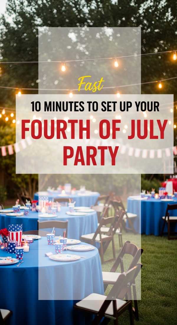 10 Minutes To Set Up Your Fourth Of July Party 6a0d98aaf1bdc