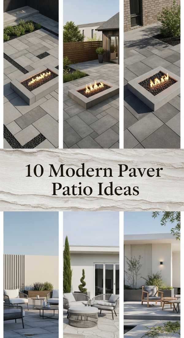 10 Modern Paver Patio Ideas 6a04bc57a02f6