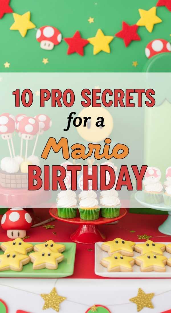 10 Pro Secrets For A Mario Birthday Party 69fc268d78112