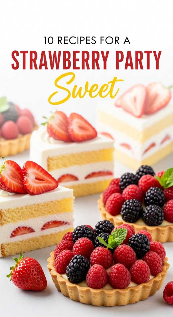 Under the Sun: Creative Themes and Tips for an Unforgettable Summer Birthday 10 Recipes For A Strawberry Themed Birthday Party 6a0db3f25506b