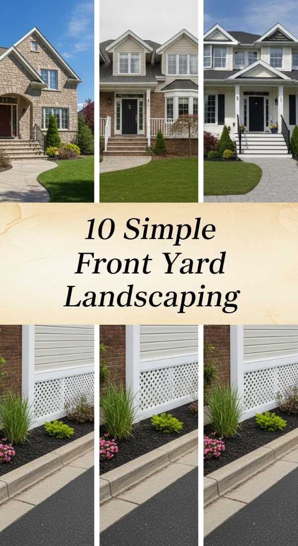 10 Simple Front Yard Landscaping 6a04c97895765