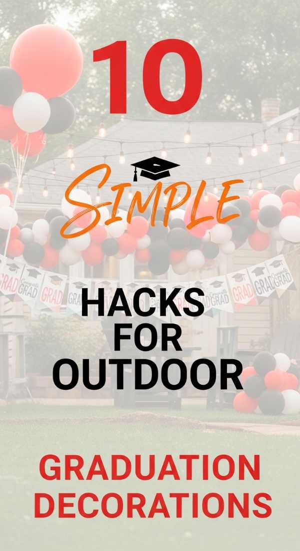 10 Simple Hacks For Outdoor Graduation Decorations 69fae8ff9c421