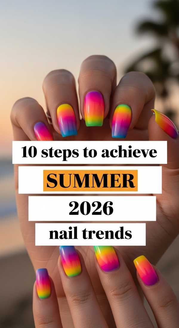 10 Steps To Achieve Summer 2026 Nail Trends 6a05a1361639e