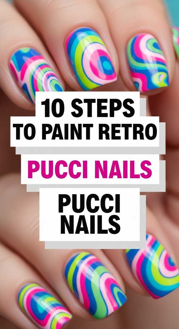 10 Steps To Paint Retro Pucci Nails 6a0598a24dd78