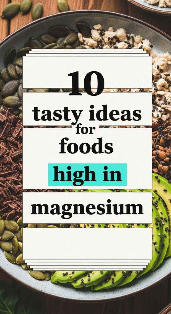 10 Tasty Ideas For Foods High In Magnesium 69f44268690ab